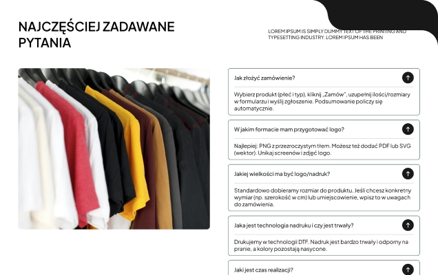 DTFX - nadruk na odzieży firmowej - widok 3
