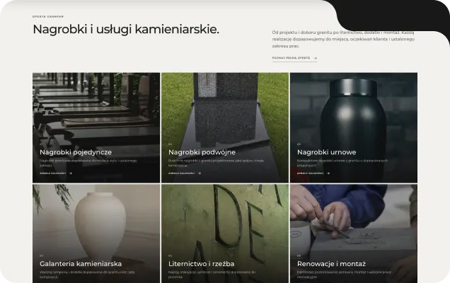 Granpar - zakład kamieniarski - widok 3