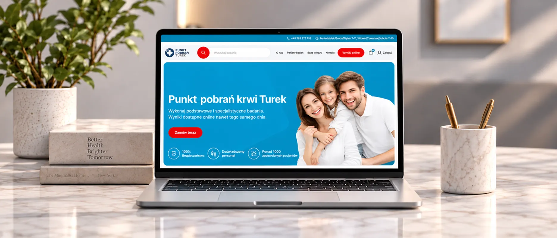 Punkt Pobrań Krwi Turek - realizacja Jrise